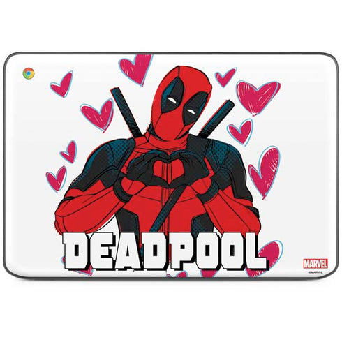 Marvel Deadpool Legacy Deadpool Love HP Chromebook Skin