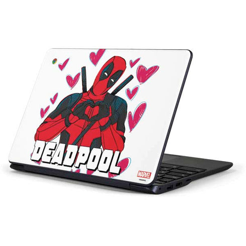 Marvel Deadpool Legacy Deadpool Love Samsung Chromebook Skin