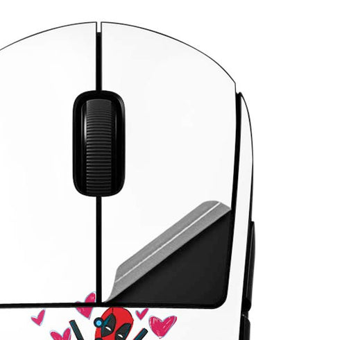 Marvel Deadpool Legacy Deadpool Love G Pro Wireless Gaming Mouse Skin
