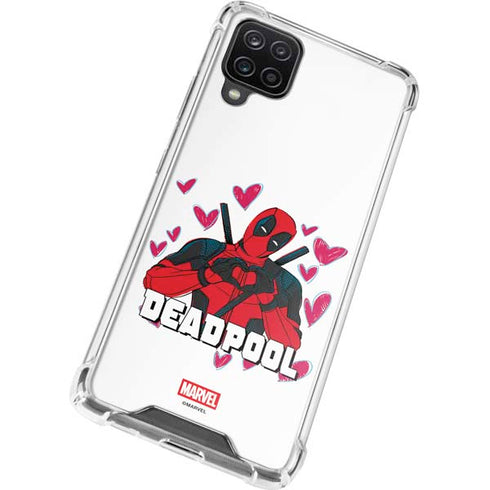 Marvel Deadpool Legacy Deadpool Love Galaxy A12 Clear Case