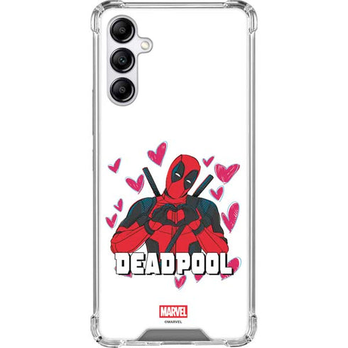 Marvel Deadpool Legacy Deadpool Love Galaxy A14 5G Clear Case