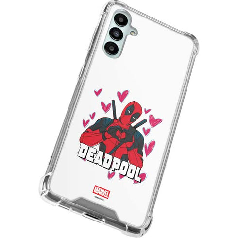 Marvel Deadpool Legacy Deadpool Love Galaxy A14 5G Clear Case