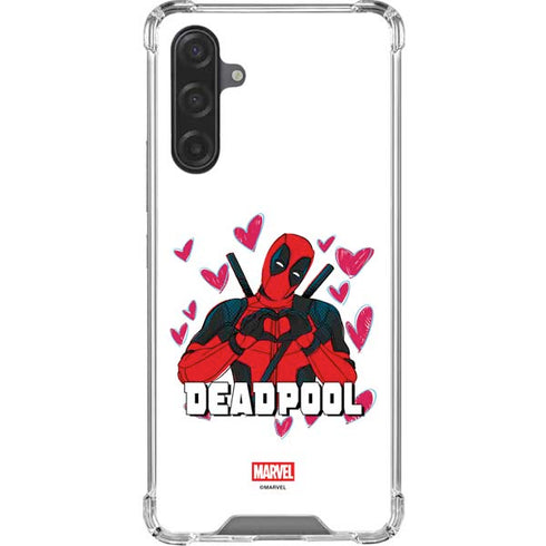 Marvel Deadpool Legacy Deadpool Love Galaxy A17 Clear Case