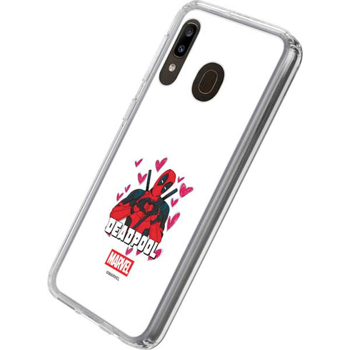 Marvel Deadpool Legacy Deadpool Love Galaxy A20 Clear Case
