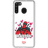 Marvel Deadpool Legacy Deadpool Love Galaxy A21 Clear Case
