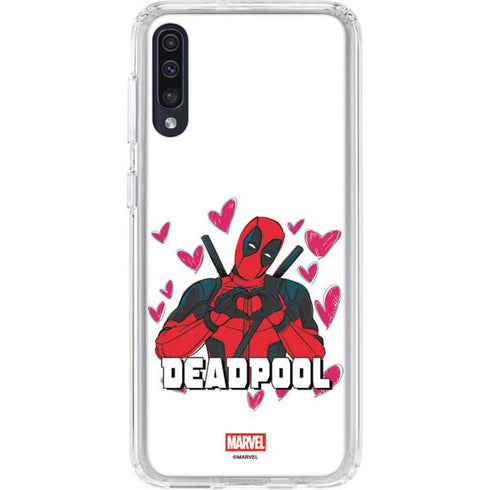 Marvel Deadpool Legacy Deadpool Love Galaxy A50 Clear Case