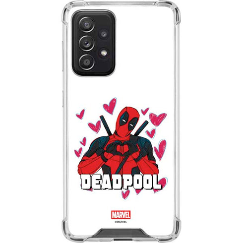 Marvel Deadpool Legacy Deadpool Love Galaxy A52 5G Clear Case