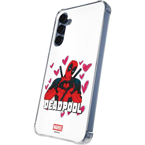 Marvel Deadpool Legacy Deadpool Love Galaxy A55 5G Clear Case