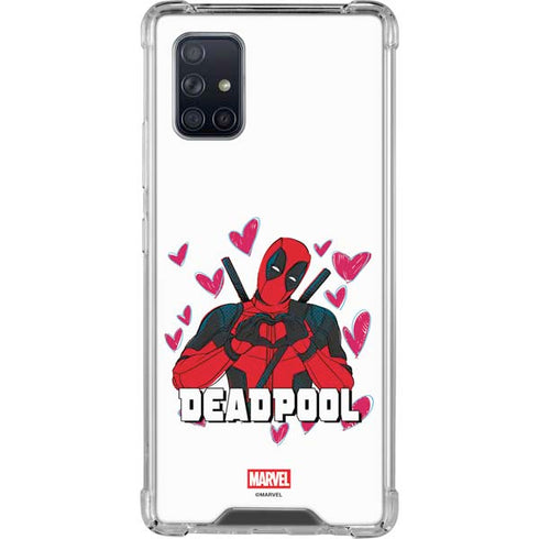 Marvel Deadpool Legacy Deadpool Love Galaxy A71 5G Clear Case