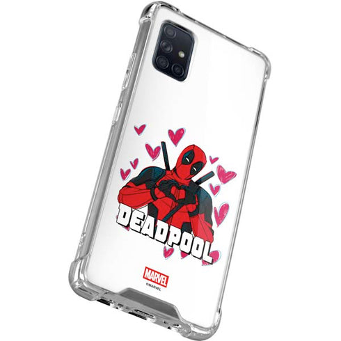 Marvel Deadpool Legacy Deadpool Love Galaxy A71 5G Clear Case