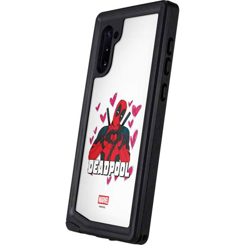 Marvel Deadpool Legacy Deadpool Love Galaxy Note 10 Waterproof Case