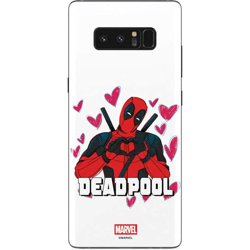 Marvel Deadpool Legacy Deadpool Love Galaxy Note 8 Skin