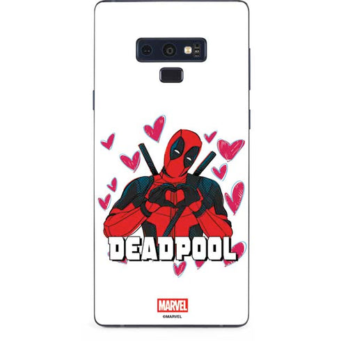 Marvel Deadpool Legacy Deadpool Love Galaxy Note 9 Skin