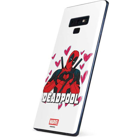 Marvel Deadpool Legacy Deadpool Love Galaxy Note 9 Skin