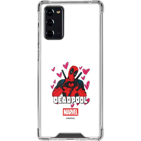 Marvel Deadpool Legacy Deadpool Love Galaxy Note20 5G Clear Case