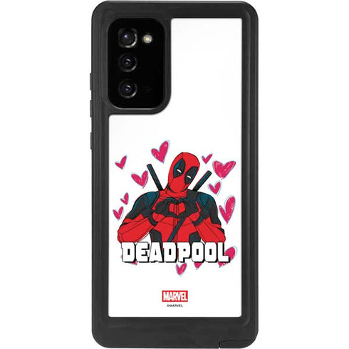 Marvel Deadpool Legacy Deadpool Love Galaxy Note20 5G Waterproof Case