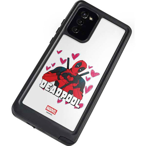 Marvel Deadpool Legacy Deadpool Love Galaxy Note20 5G Waterproof Case