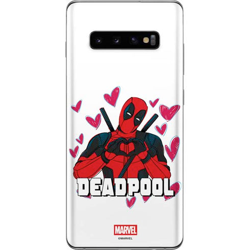 Marvel Deadpool Legacy Deadpool Love Galaxy S10 Plus Skin