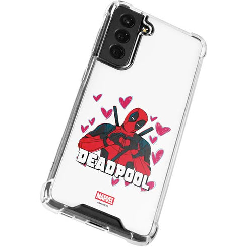 Marvel Deadpool Legacy Deadpool Love Galaxy S21 FE Clear Case