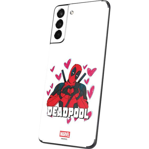 Marvel Deadpool Legacy Deadpool Love Galaxy S21 Plus 5G Skin