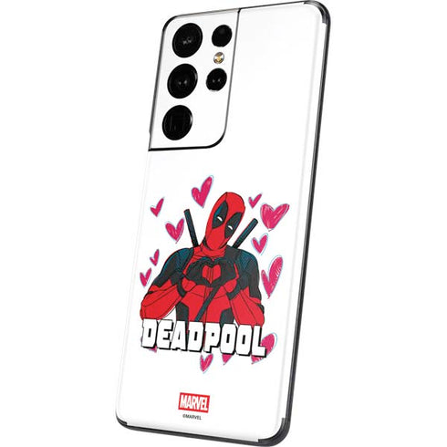 Marvel Deadpool Legacy Deadpool Love Galaxy S21 Ultra 5G Skin