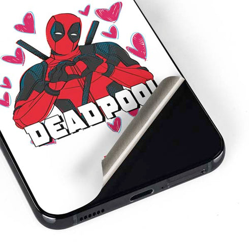 Marvel Deadpool Legacy Deadpool Love Galaxy S22 Plus Skin