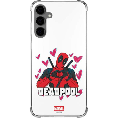 Marvel Deadpool Legacy Deadpool Love Galaxy S24 Plus Clear Case