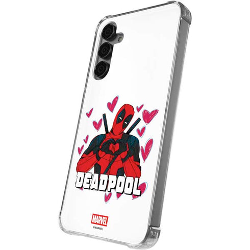 Marvel Deadpool Legacy Deadpool Love Galaxy S24 Plus Clear Case