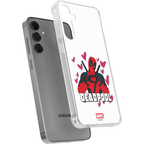 Marvel Deadpool Legacy Deadpool Love Galaxy S24 Plus Clear Case
