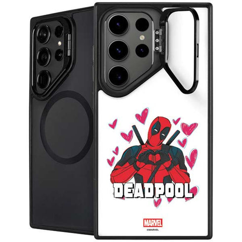 Marvel Deadpool Legacy Deadpool Love Galaxy S24 Ultra Kickstand Case