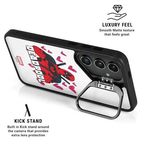 Marvel Deadpool Legacy Deadpool Love Galaxy S24 Ultra Kickstand Case