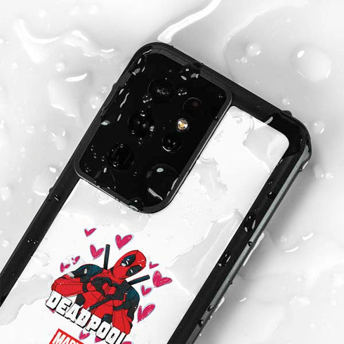 Marvel Deadpool Legacy Deadpool Love Galaxy S24 Ultra Waterproof Case
