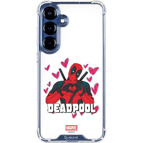 Marvel Deadpool Legacy Deadpool Love Galaxy S25 Clear Case