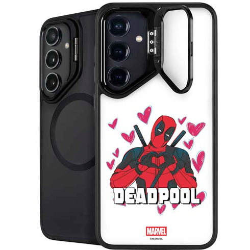 Marvel Deadpool Legacy Deadpool Love Galaxy S25 Kickstand Case