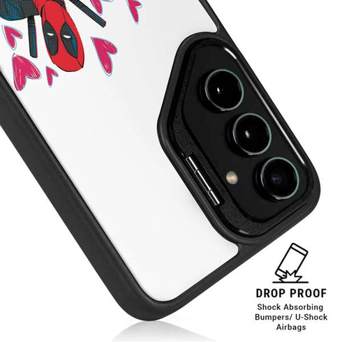Marvel Deadpool Legacy Deadpool Love Galaxy S25 Kickstand Case