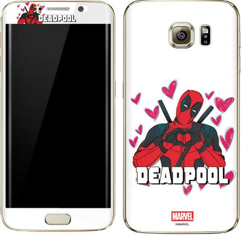 Marvel Deadpool Legacy Deadpool Love Galaxy S7 Edge Skin