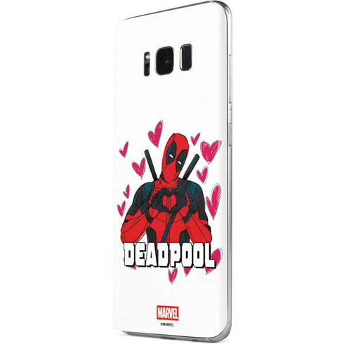 Marvel Deadpool Legacy Deadpool Love Galaxy S8 Skin