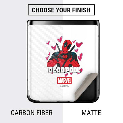 Marvel Deadpool Legacy Deadpool Love Galaxy Z Flip Skin
