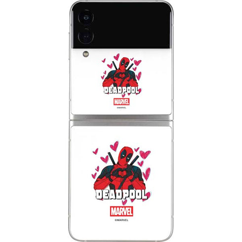 Marvel Deadpool Legacy Deadpool Love Galaxy Z Flip3 5G Skin