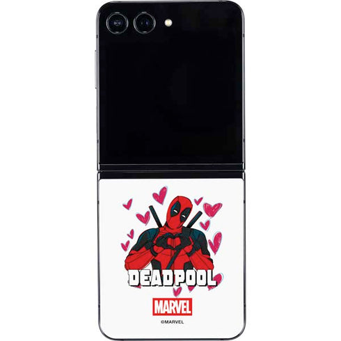 Marvel Deadpool Legacy Deadpool Love Galaxy Z Flip5 5G Skin