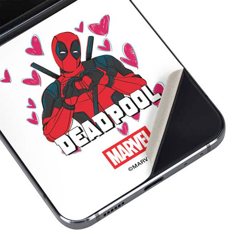 Marvel Deadpool Legacy Deadpool Love Galaxy Z Flip5 5G Skin