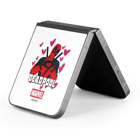 Marvel Deadpool Legacy Deadpool Love Galaxy Z Flip6 Skin