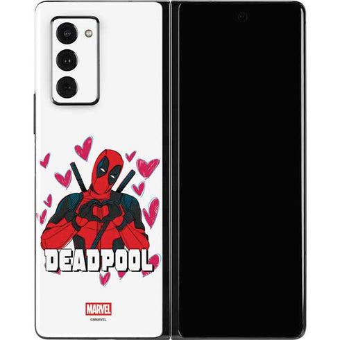 Marvel Deadpool Legacy Deadpool Love Galaxy Z Fold2 5G Skin