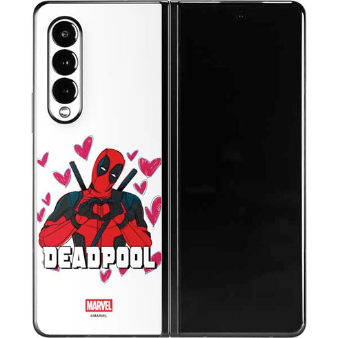 Marvel Deadpool Legacy Deadpool Love Galaxy Z Fold3 5G Skin