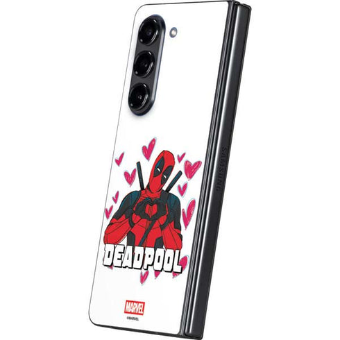 Marvel Deadpool Legacy Deadpool Love Galaxy Z Fold5 5G Skin