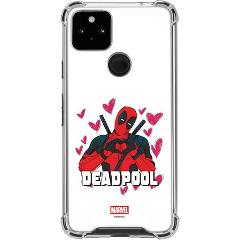 Marvel Deadpool Legacy Deadpool Love Google Pixel 5a 5G Clear Case