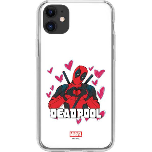 Marvel Deadpool Legacy Deadpool Love iPhone 11 Clear Case