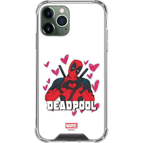 Marvel Deadpool Legacy Deadpool Love iPhone 11 Pro Max Clear Case