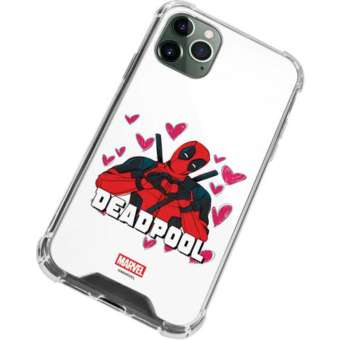 Marvel Deadpool Legacy Deadpool Love iPhone 11 Pro Max Clear Case