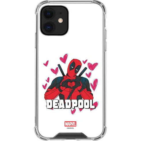 Marvel Deadpool Legacy Deadpool Love iPhone 12 Mini Clear Case